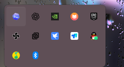 Windows 托盘中的 Codex 图标，需要右键退出 Codex